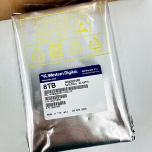 WD Purple Pro 8TB Hard Drive 3.5" SATA 6GBs 256MB HDD WD8002PURP Sealed
